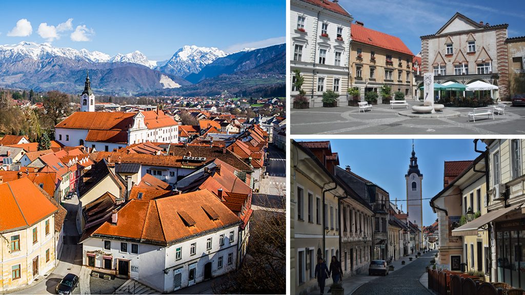 The local town of Kamnik, only 10 minutes drive away.