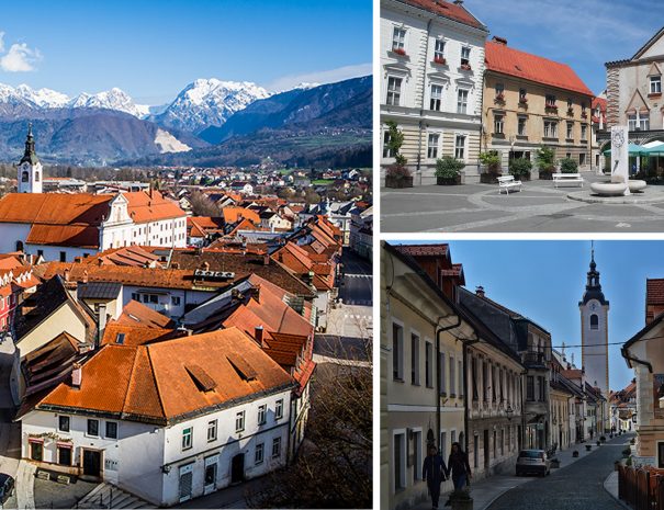 The local town of Kamnik, only 10 minutes drive away.