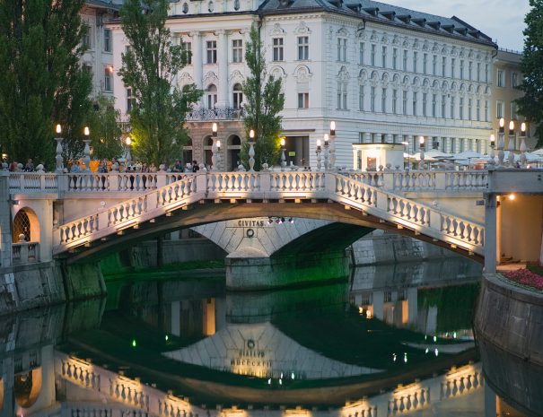 The capital of Ljubljana, only 35 minutes by car or train.