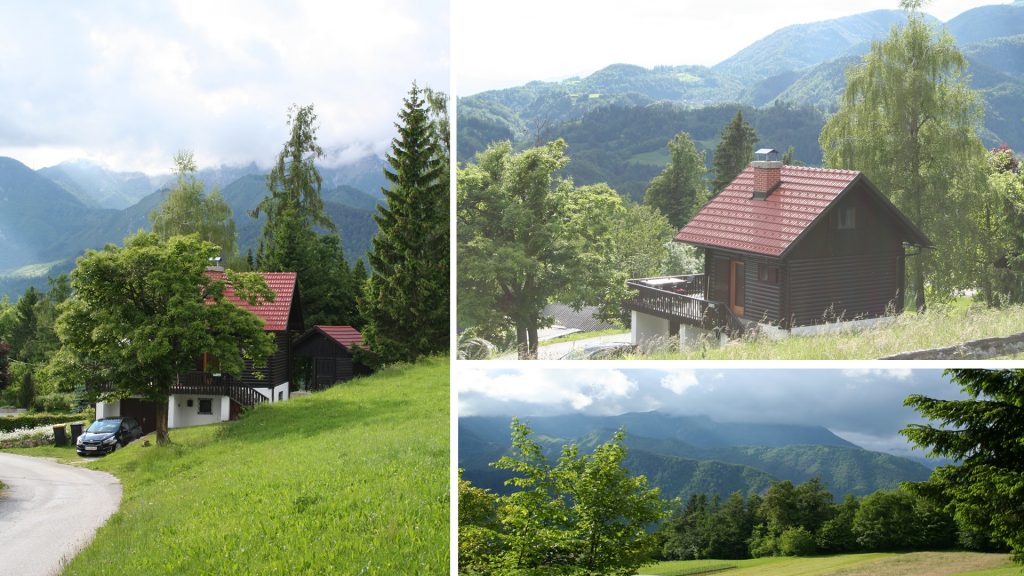 The chalet with panoramic views.